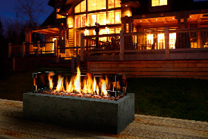 Outdoor Gas Fire Features Installation